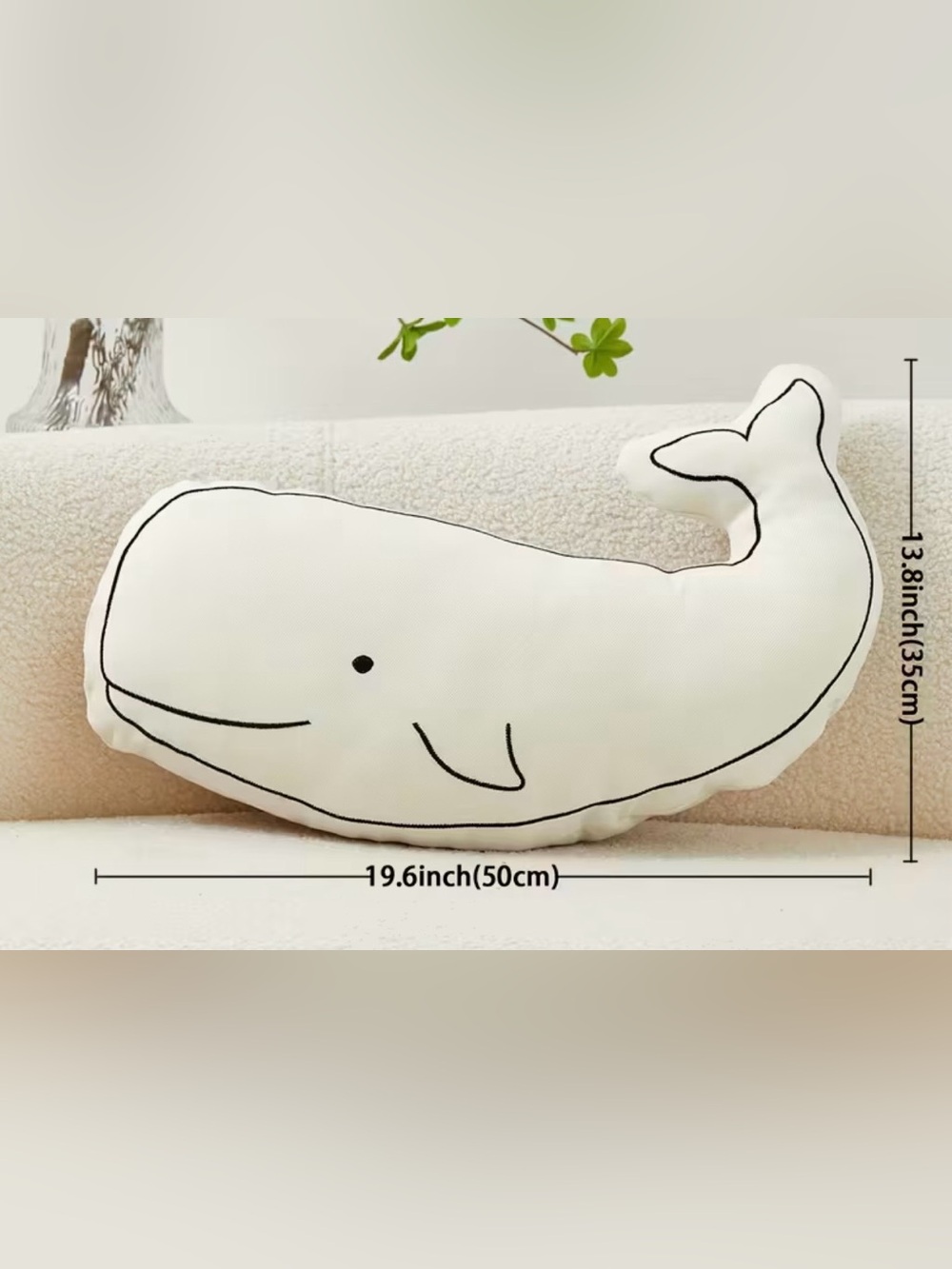 NWT Whale Accent Pillow, available in Red, Blue or Teal, Summer Accent Pillows - Picture 8 of 11